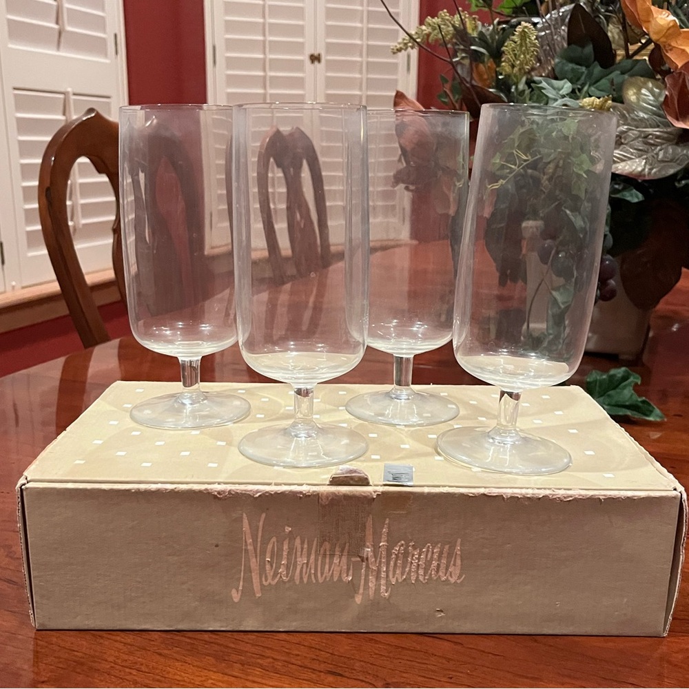 Neiman Marcus Vintage 12 1/2 oz. All Purpose Footed Tumbler Set of 4